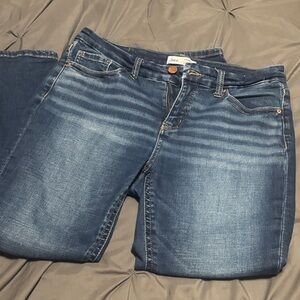 BKE Women's Dark Blue Skinny Jeans